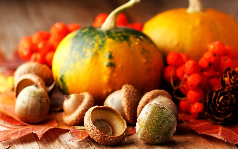 Autumn Harvest Arrangement — Orange