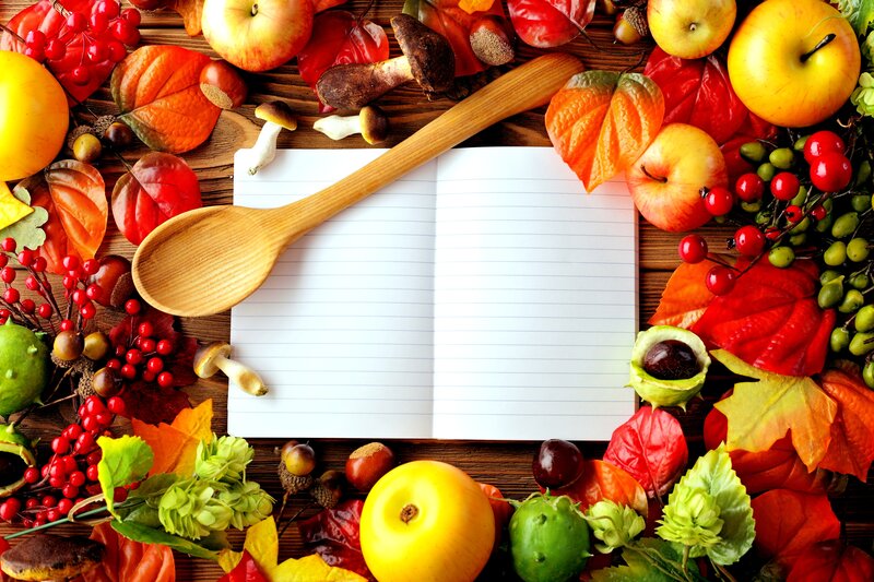 Autumn Harvest Arrangement — Red, Warm