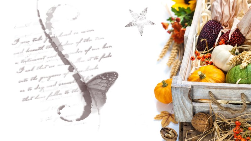 Autumn Harvest in Wooden Crate
