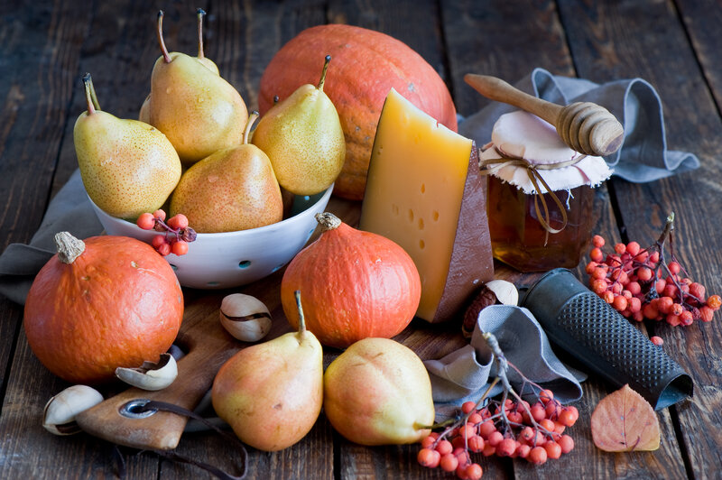 Autumn harvest still life