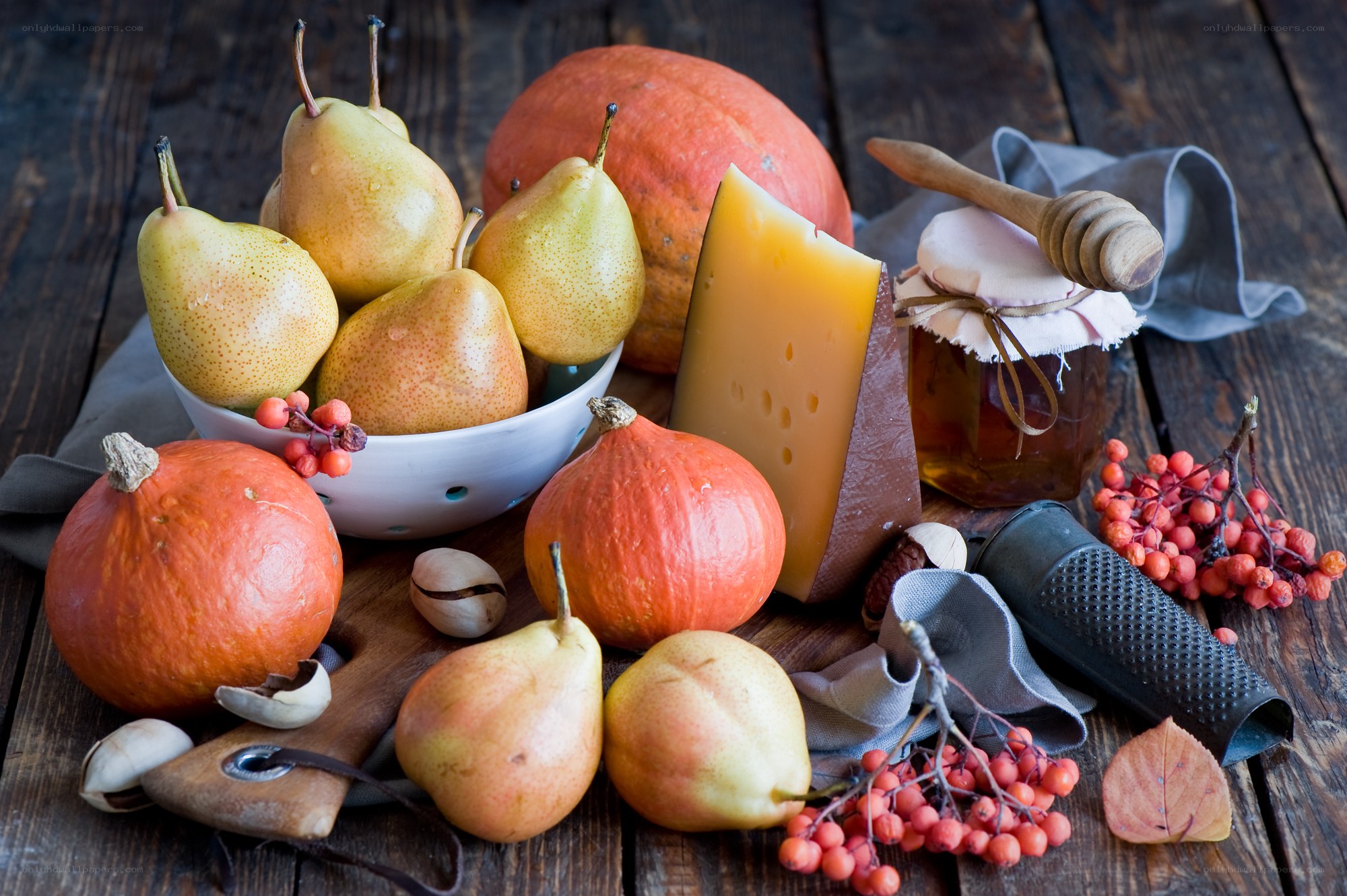 Autumn harvest still life