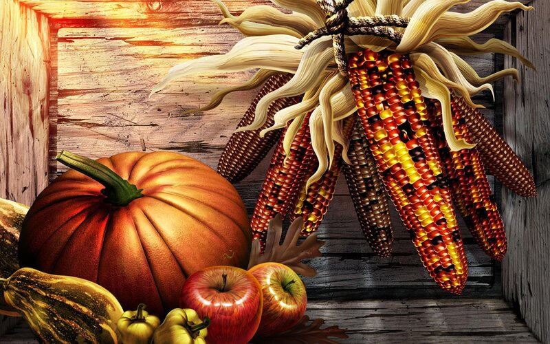 Autumn harvest still life
