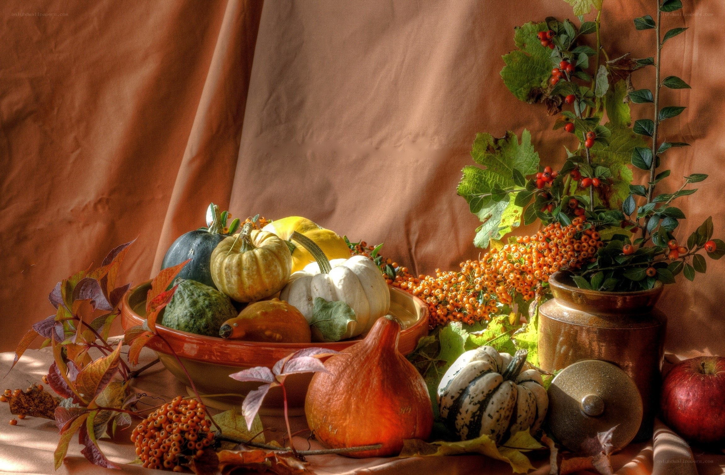 Autumn harvest still life