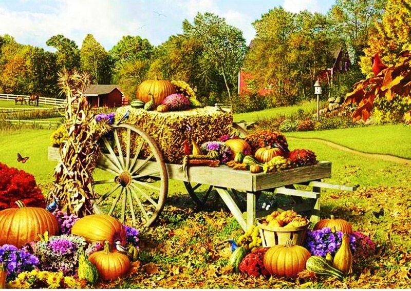 Autumn Harvest Wagon
