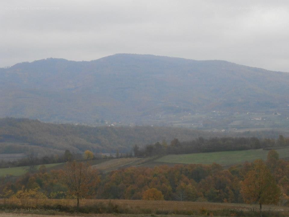 autumn hills landscape