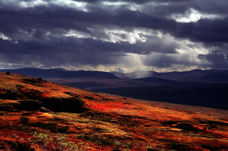 Autumn Hills under Storm