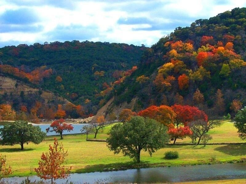 Autumn Hills with Lake