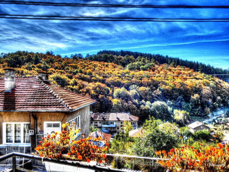 Autumn Hillside Village