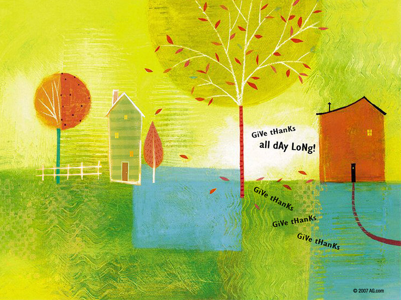 Autumn Landscape Illustration