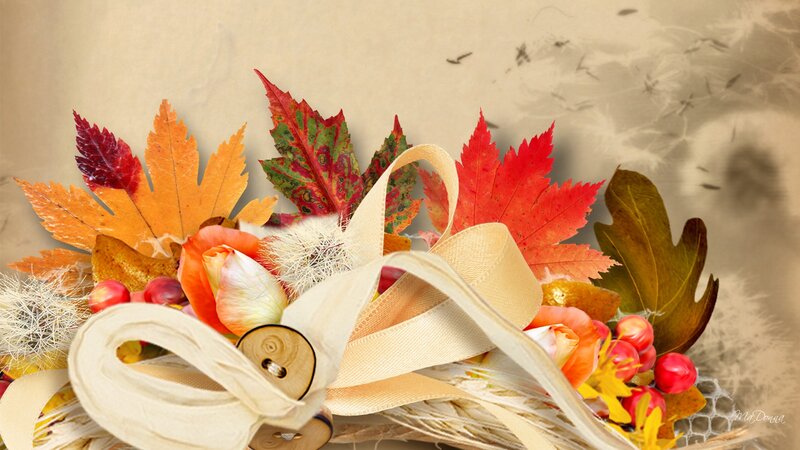 Autumn Leaf Arrangement
