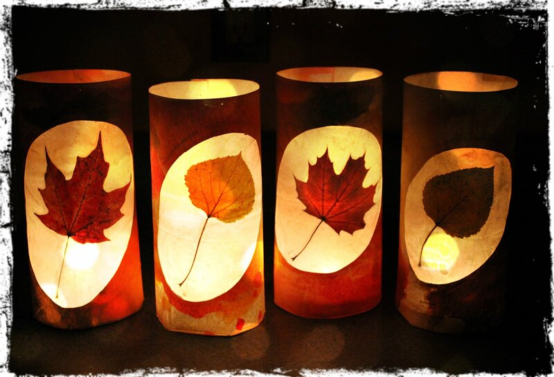 Autumn Leaf Lanterns