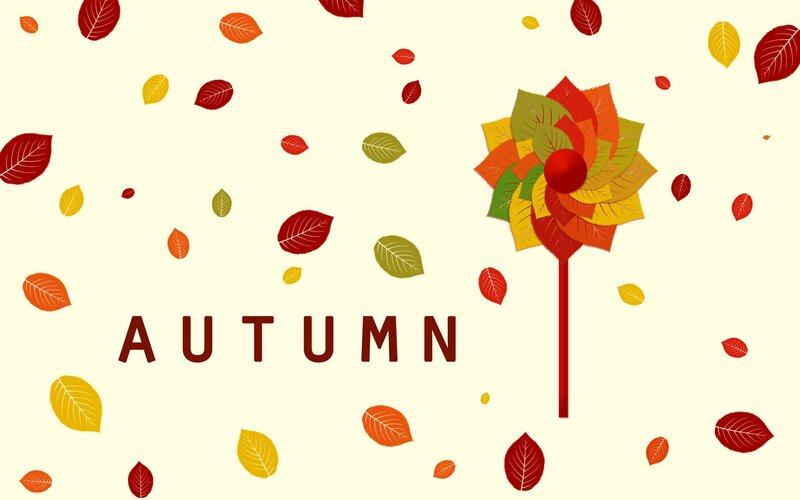 Autumn Leaf Pinwheel