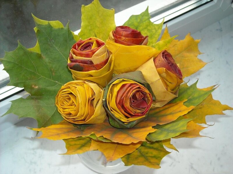 Autumn Leaf Roses