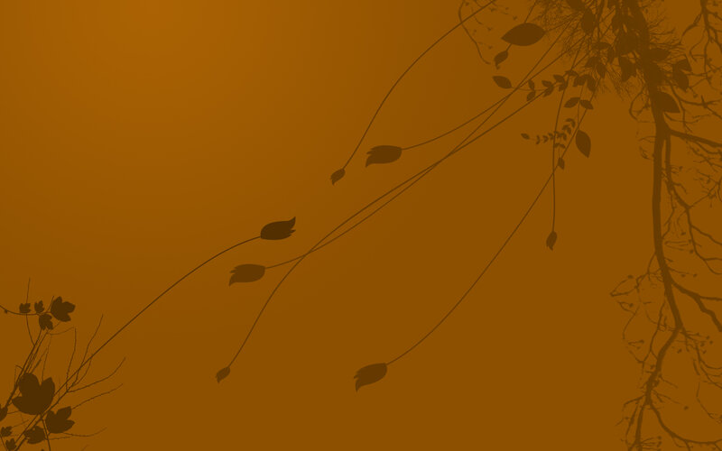 autumn leaf silhouettes