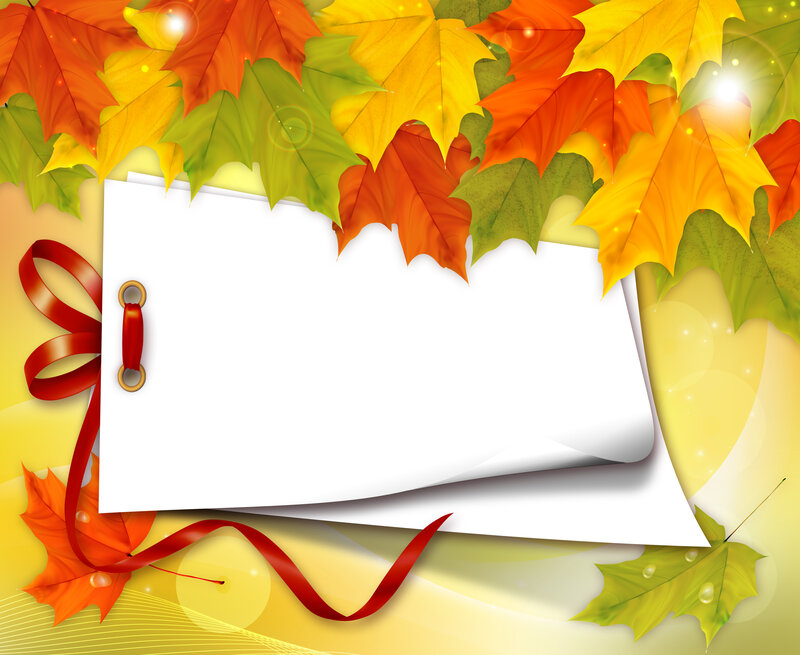 Autumn Leaves and Paper