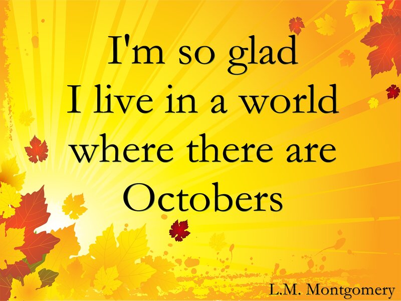 Autumn Leaves and Quote