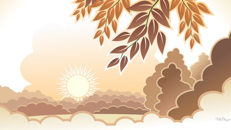 Autumn Leaves and Sun