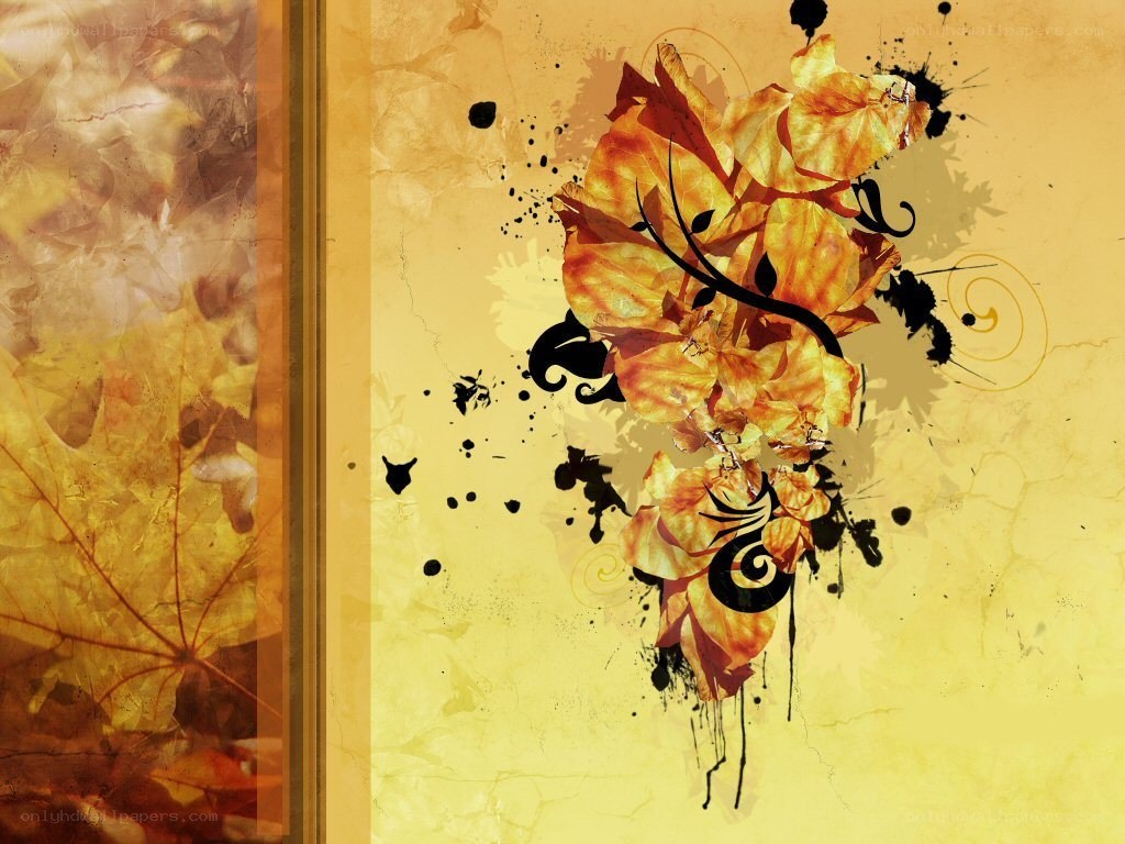 autumn leaves art design