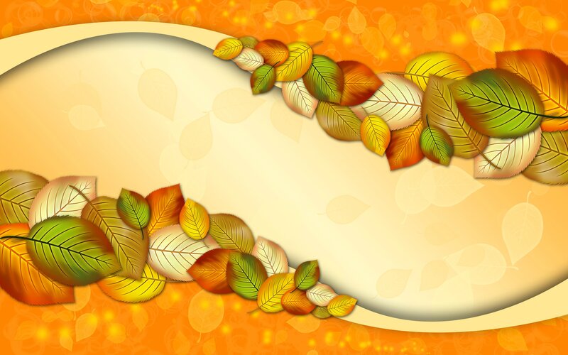 Autumn Leaves Border