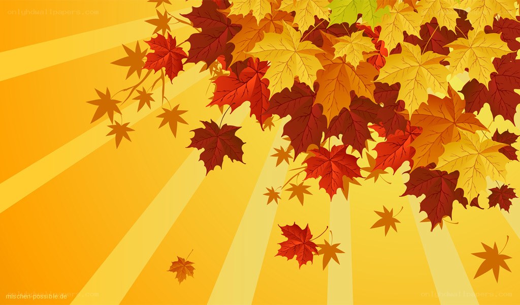 autumn leaves falling