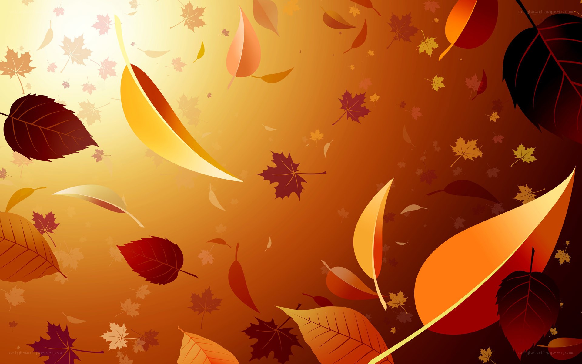 autumn leaves falling