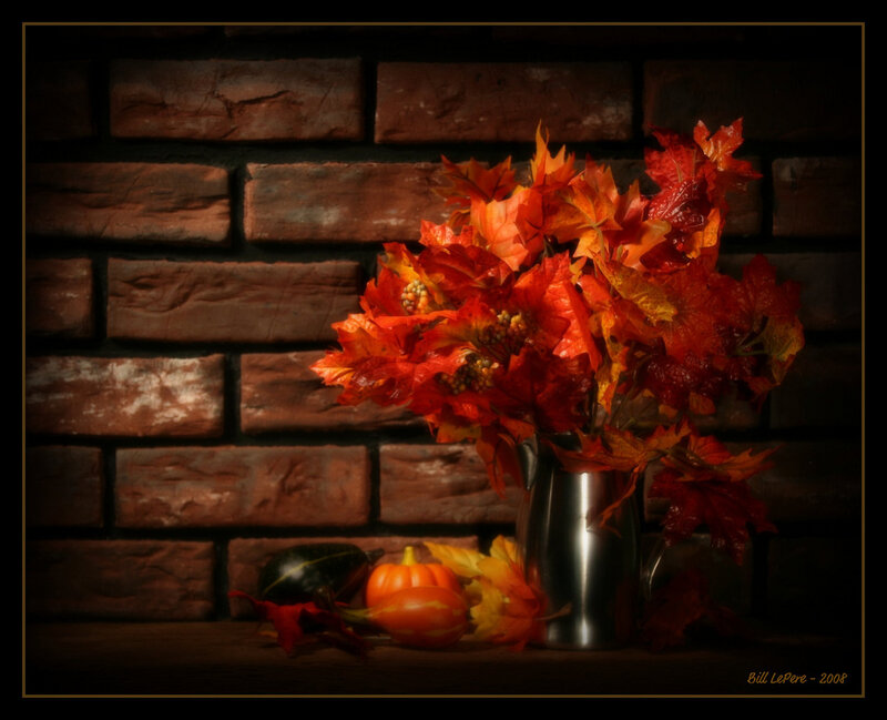 Autumn Leaves in Pitcher