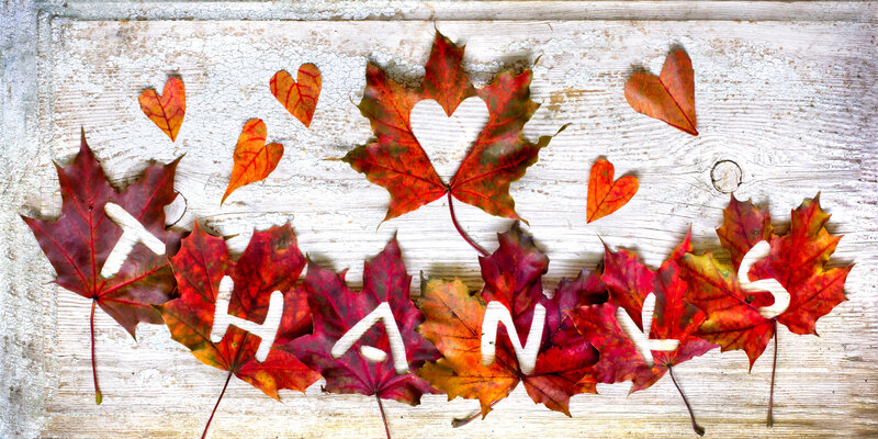 Autumn Leaves Spelling Thanks