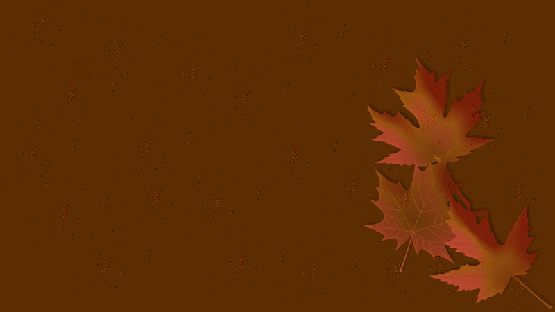 Autumn Maple Leaves — Brown