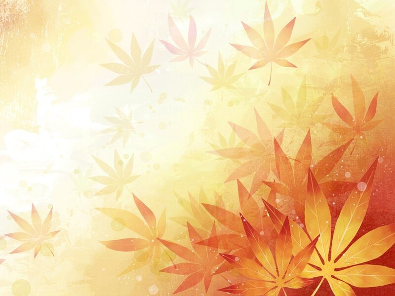 Autumn Maple Leaves — Yellow, Warm