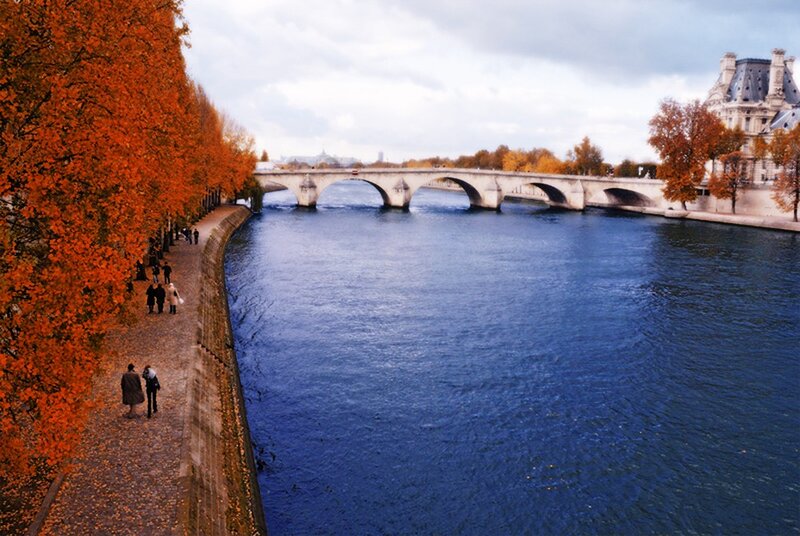 Autumn on the Seine in Paris