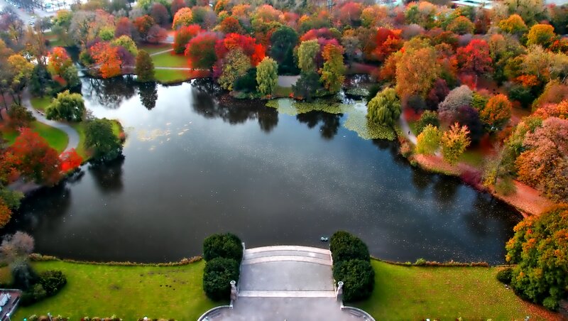 Autumn Park Lake