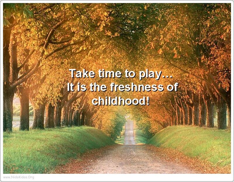 Autumn path with quote