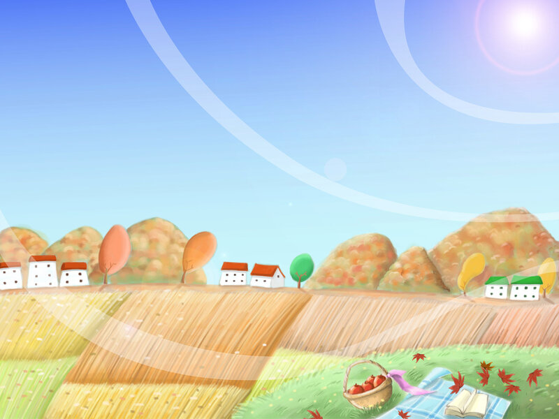 Autumn Picnic Scene