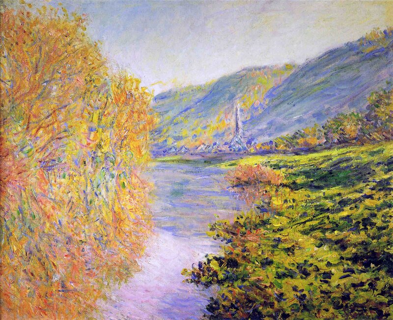 Autumn River Landscape