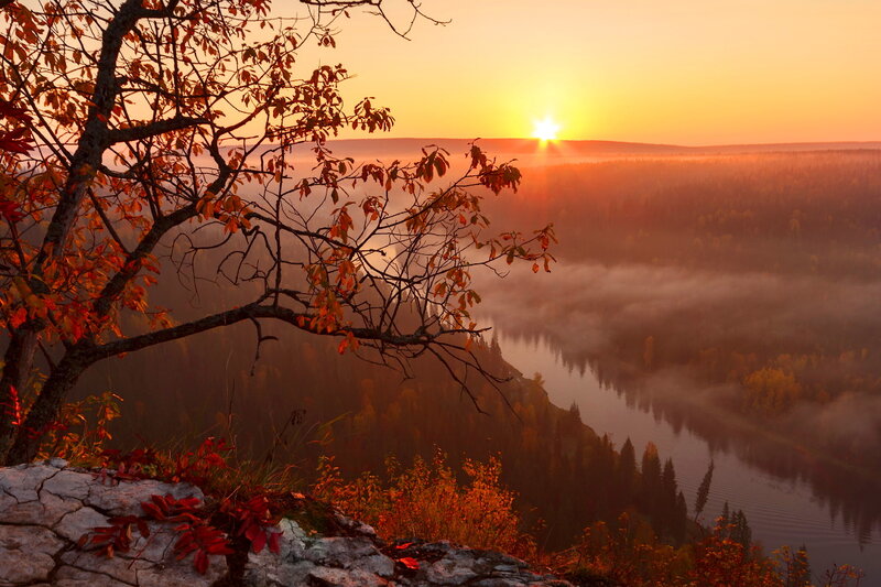 Autumn River Valley