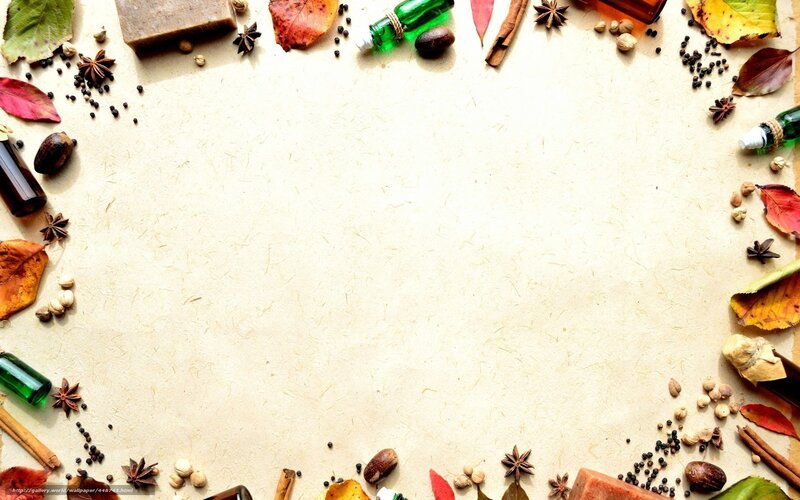 autumn spices and leaves