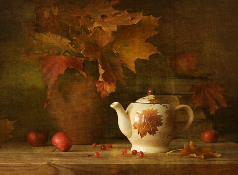 Autumn Still Life — Brown, Serene