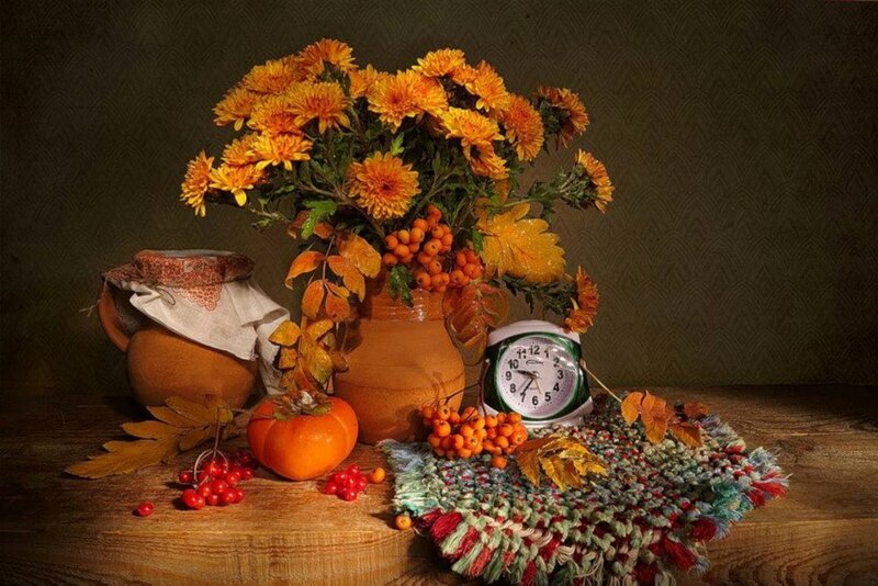 Autumn Still Life — Orange