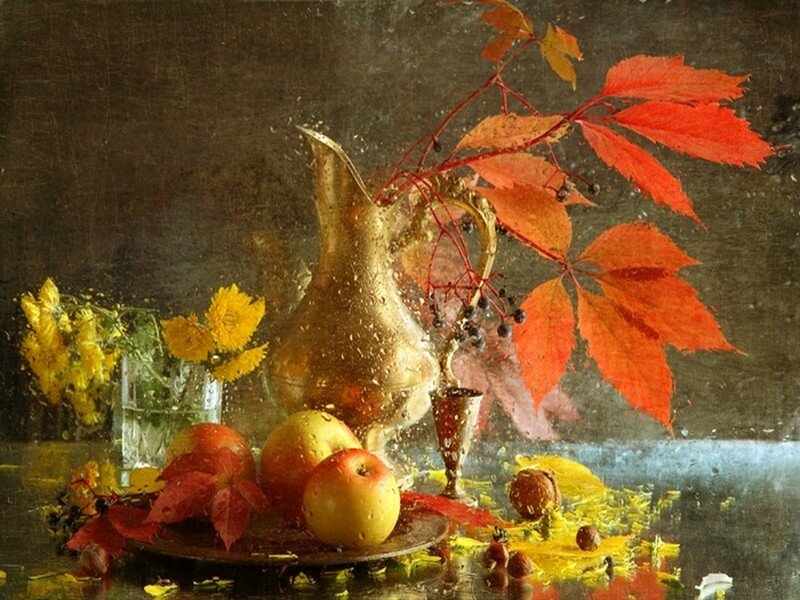 Autumn Still Life — Red