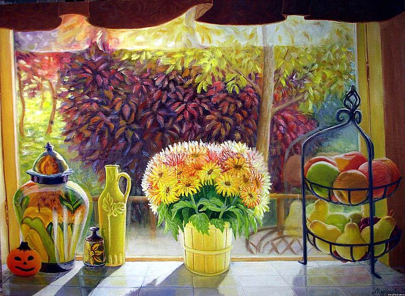 Autumn Still Life — Yellow, Calm