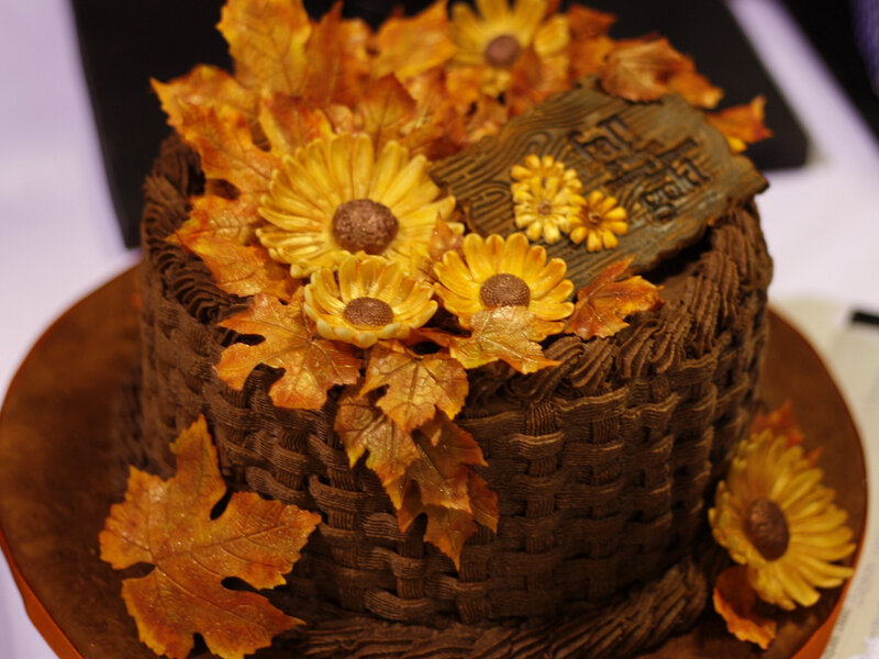 Autumn-themed Cake