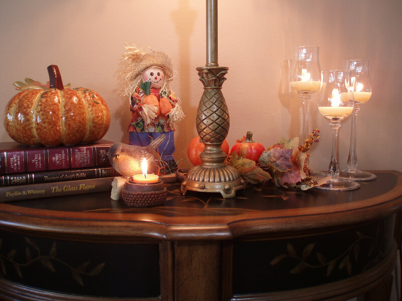 Autumn-themed Table Display