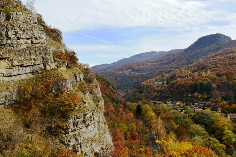 Autumn Valley Landscape — Brown
