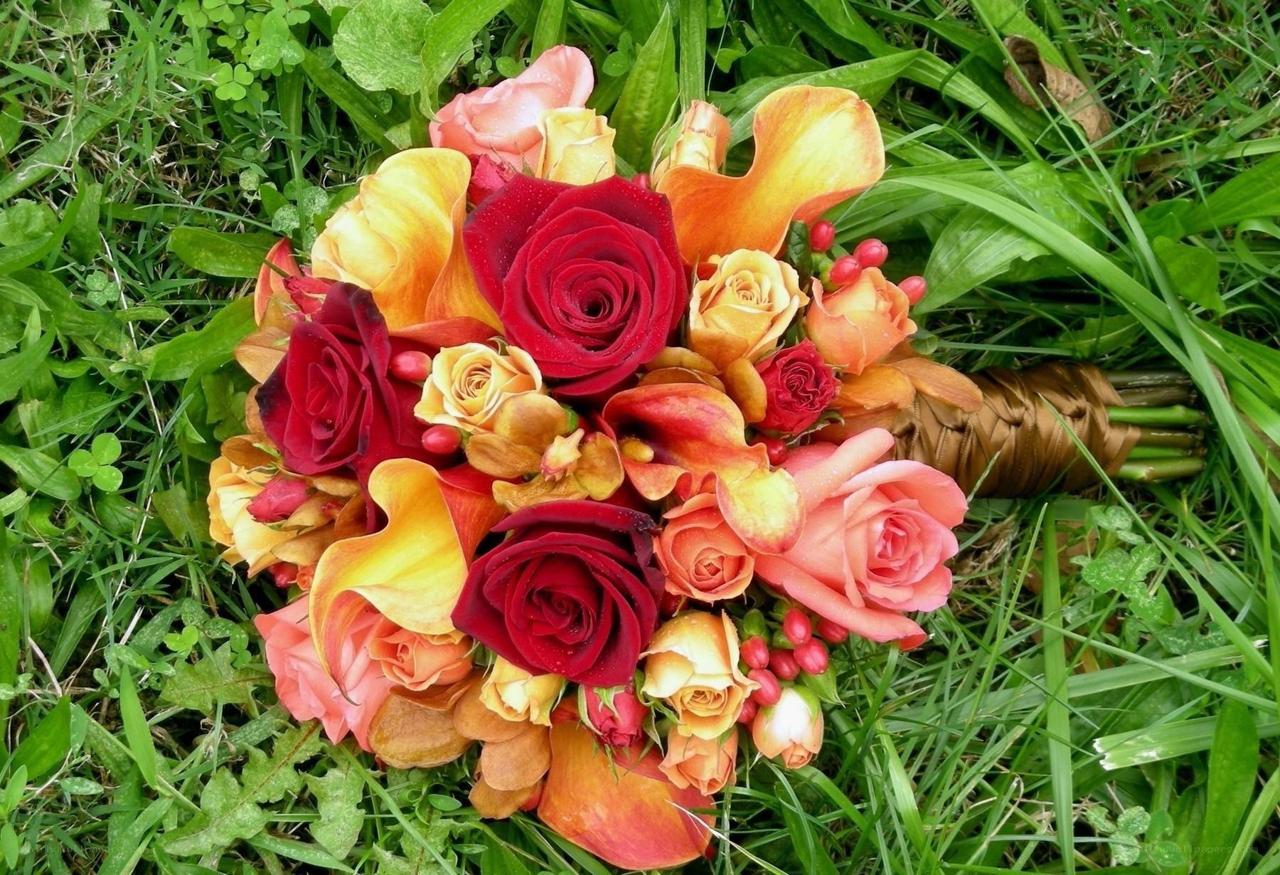 Autumn wedding bouquet