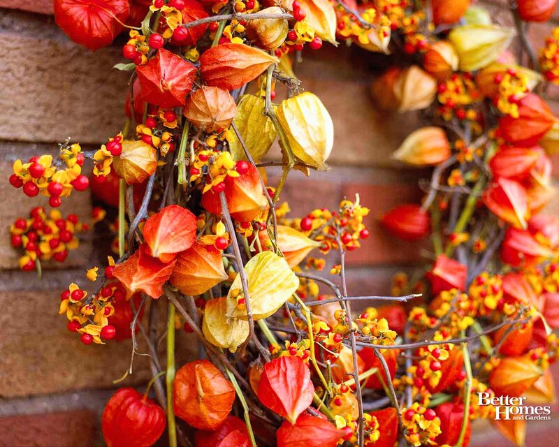 Autumn Wreath with Berries