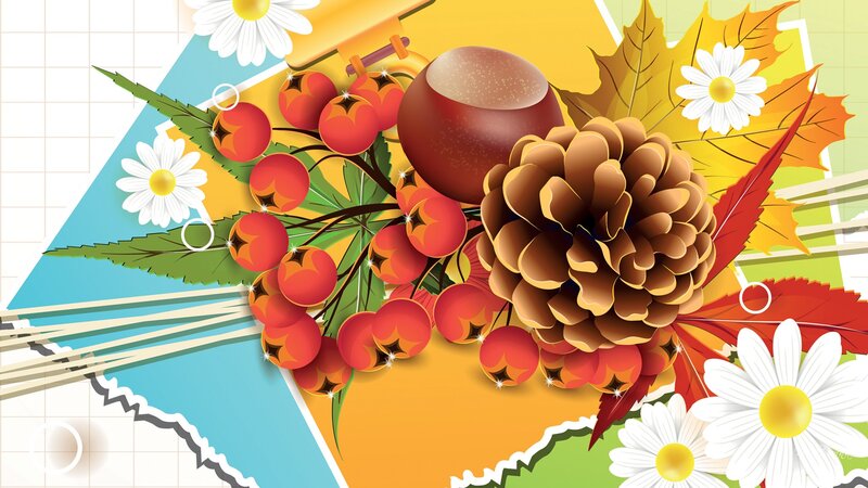 Autumnal Floral Arrangement — Orange