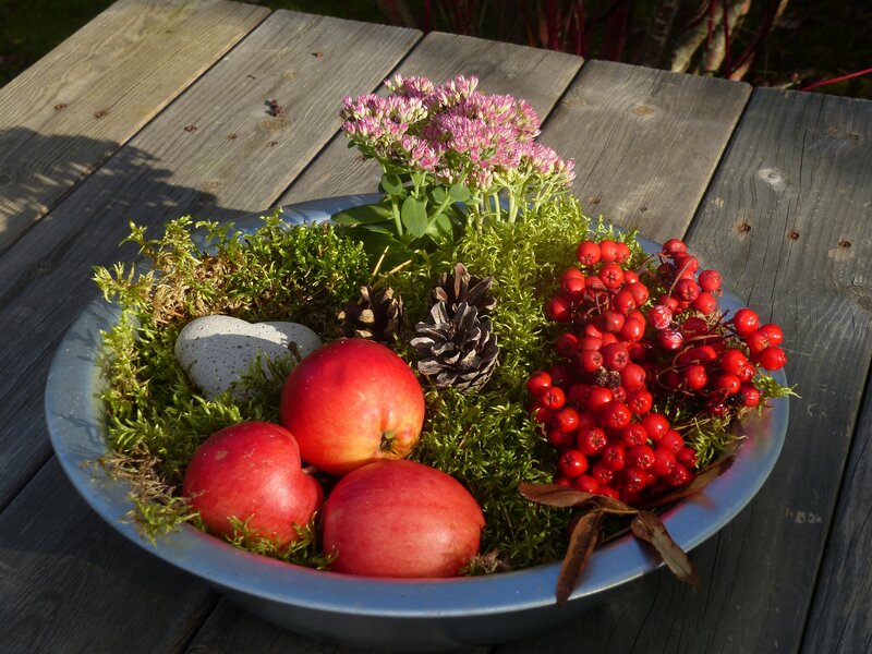 Autumnal Fruit Arrangement