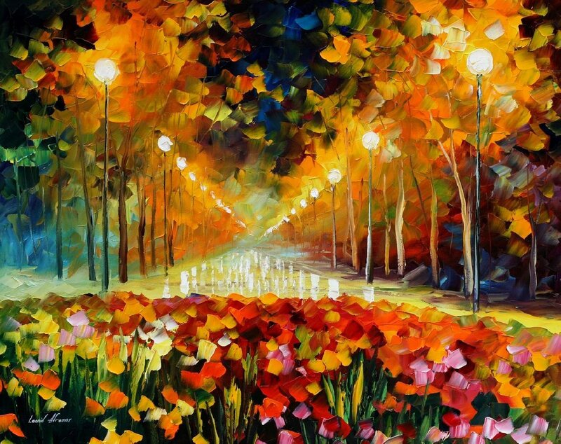 Autumnal Park Scene