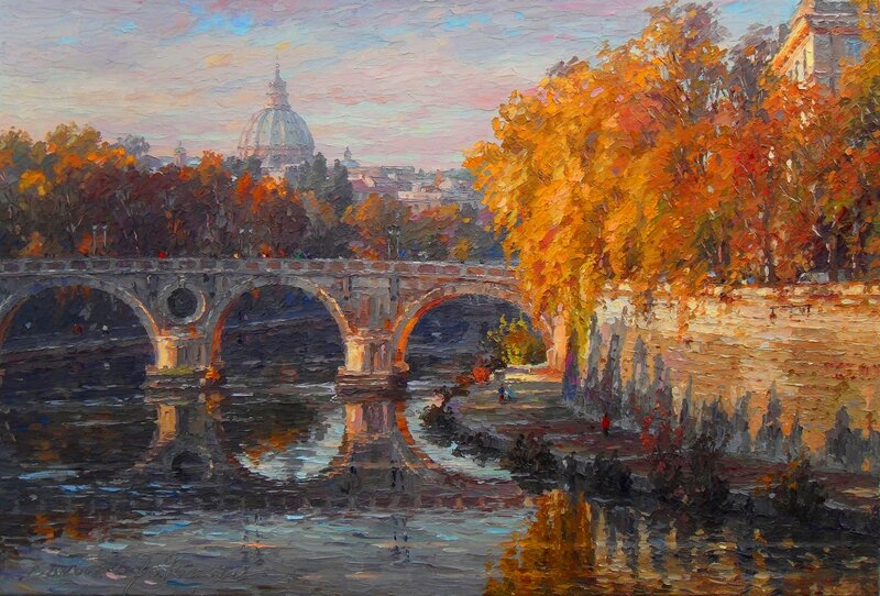 Autumnal River Bridge