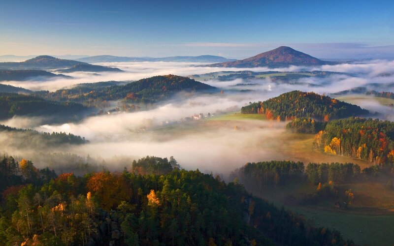 Autumnal Valley Fog
